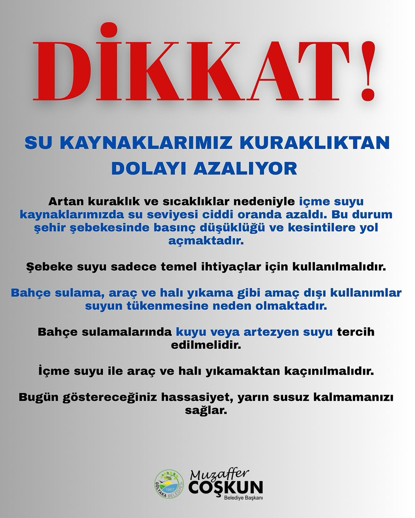 DİKKAT !