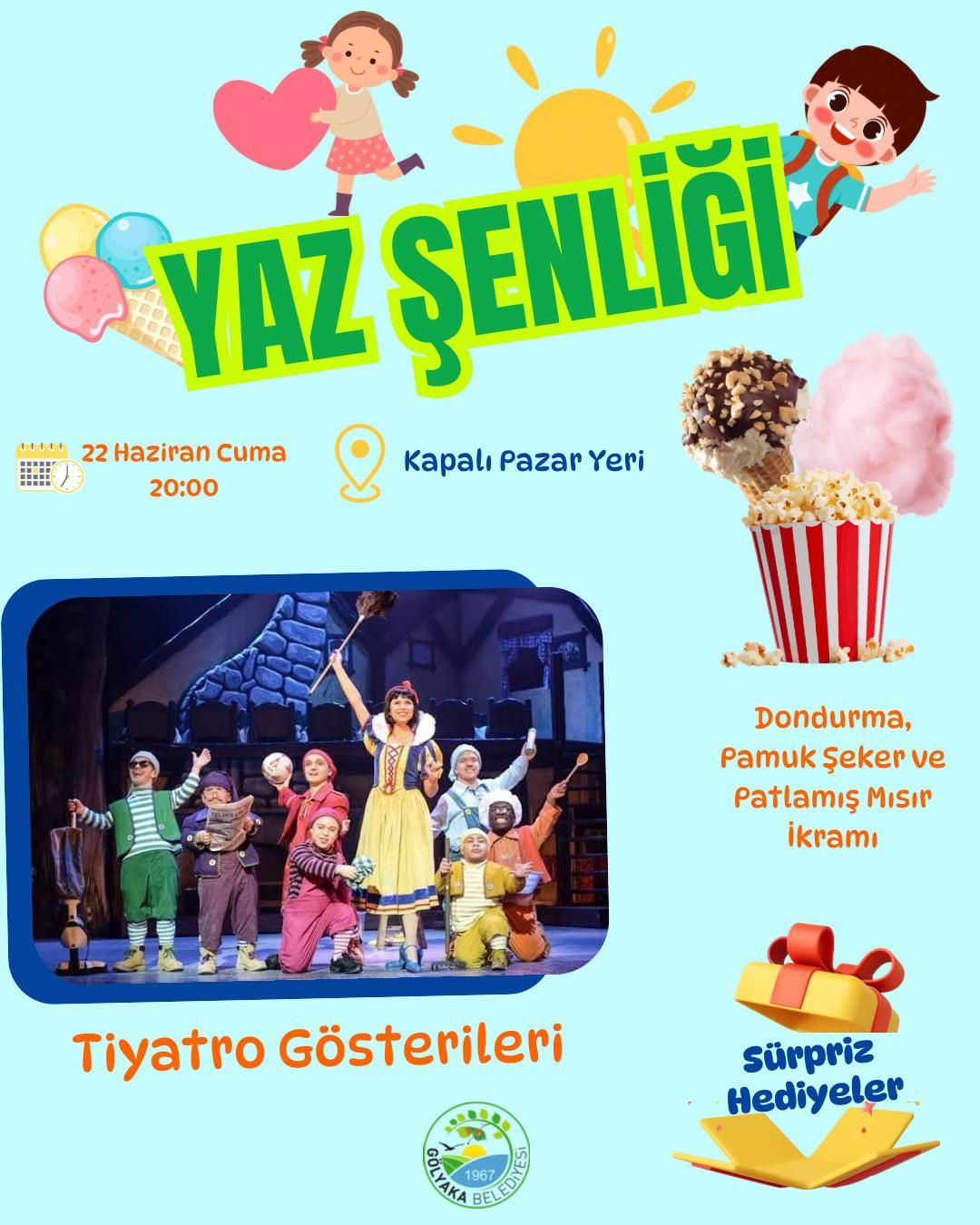 GÖLYAKA KAPALI PAZAR YERİ YAZ ŞENLİĞİ 