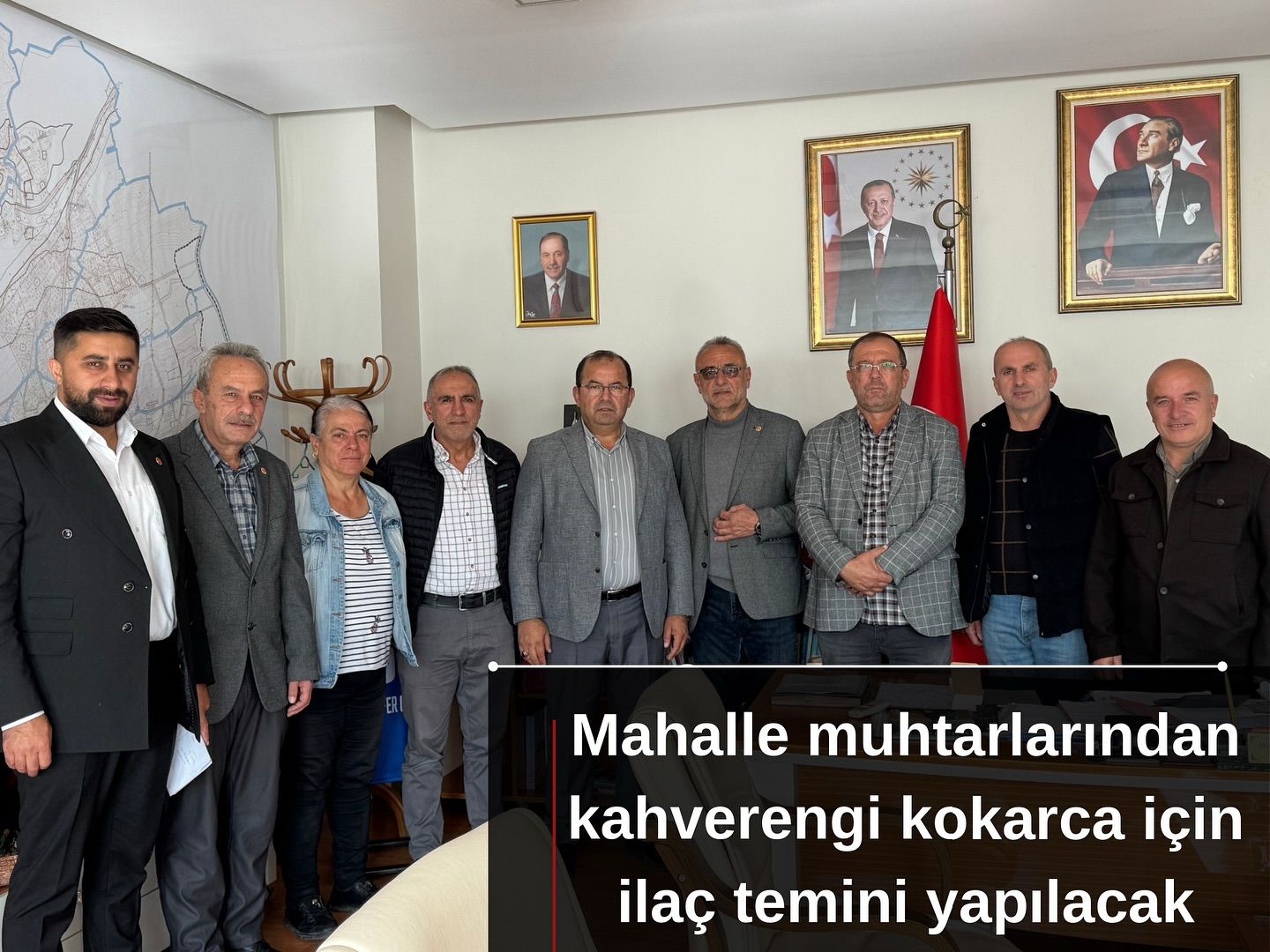 Mahalle Muhtarlarına Kahverengi Kokarca İçin İlaç Temini Yapılacak